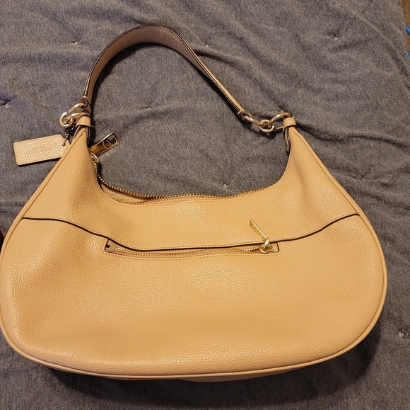 Coach Handbag F38250 Tan leather - Picture 2 of 4